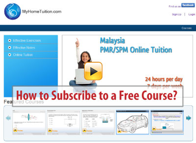 How to Subscribe to a Free Course - Presentation